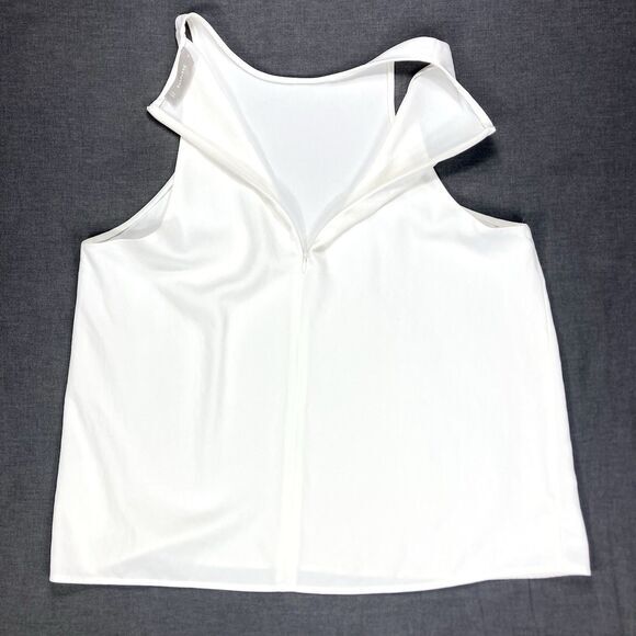 Everlane Top Womens 12 White High-Neck Summer Minimalist Comfortable Chic Tank - Picture 9 of 15